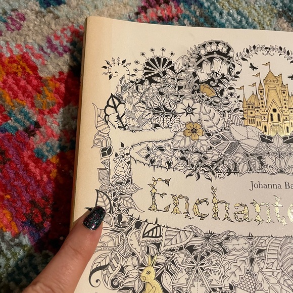 Enchanted Forest Adult Coloring Book by Johanna Basford - Picture 6 of 6